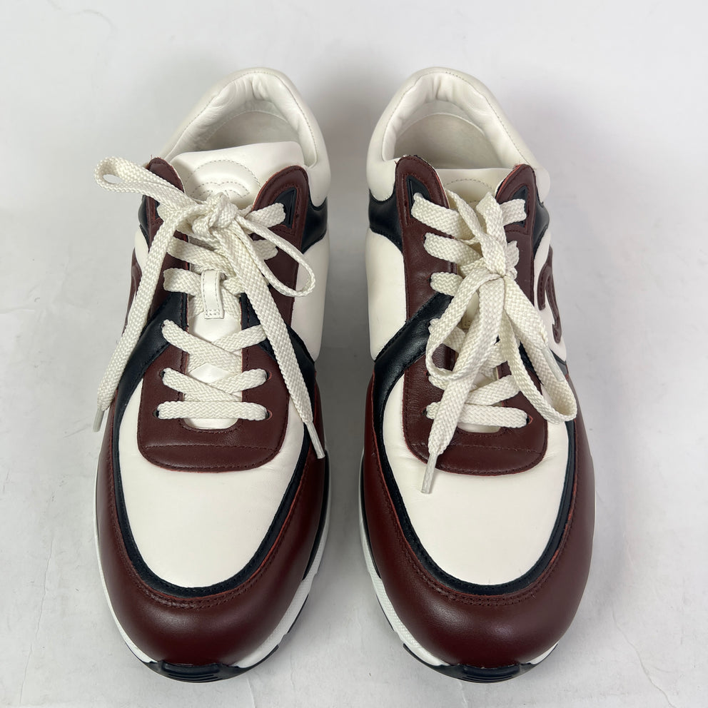 Chanel Interlocking CC Calfskin Leather Runners