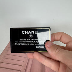 Chanel Pink Caviar Long Wallet