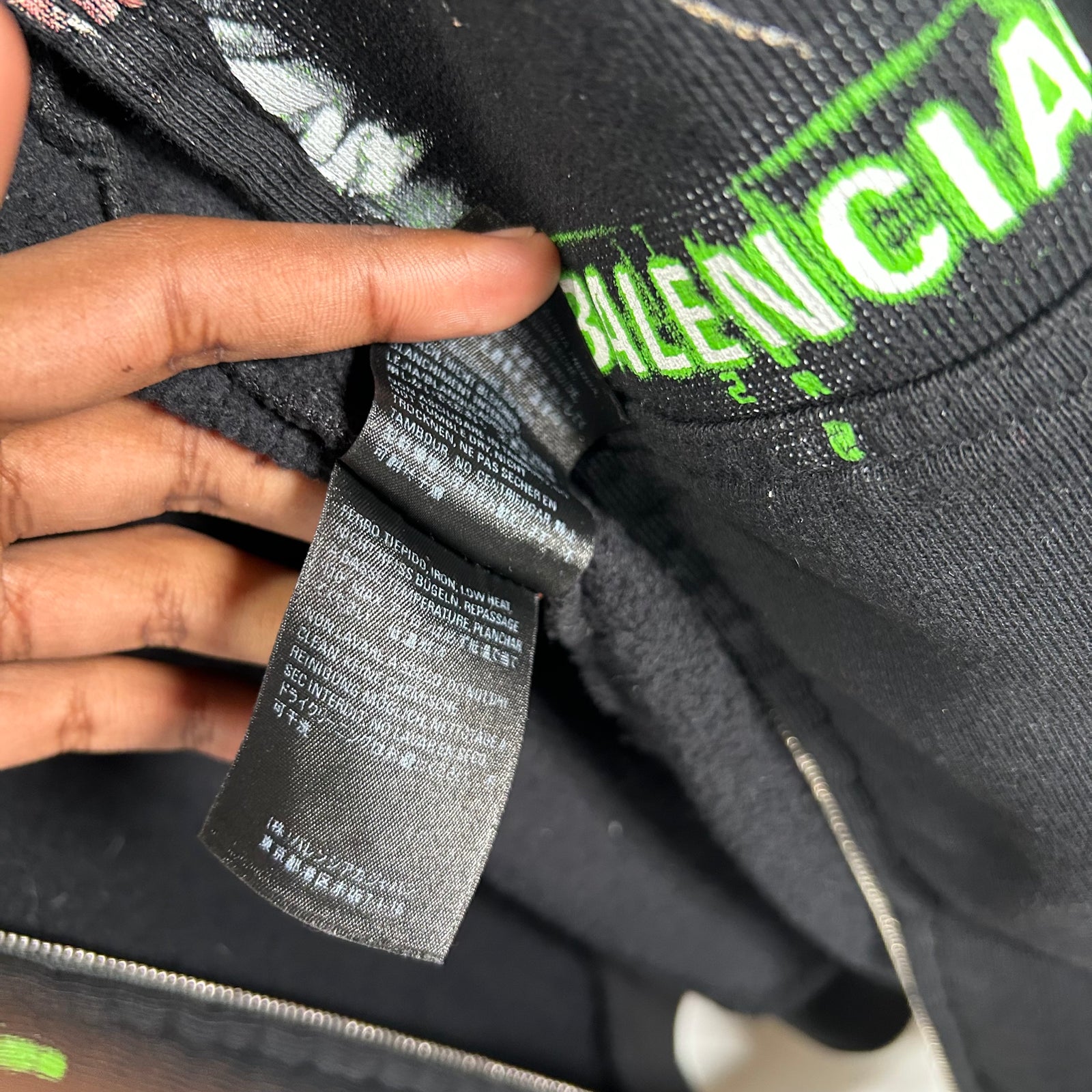 Balenciaga Speed Hunters Zip Up Hoodie Size M