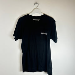 Chrome Hearts Black Floral Cross Pocket Tee Size M
