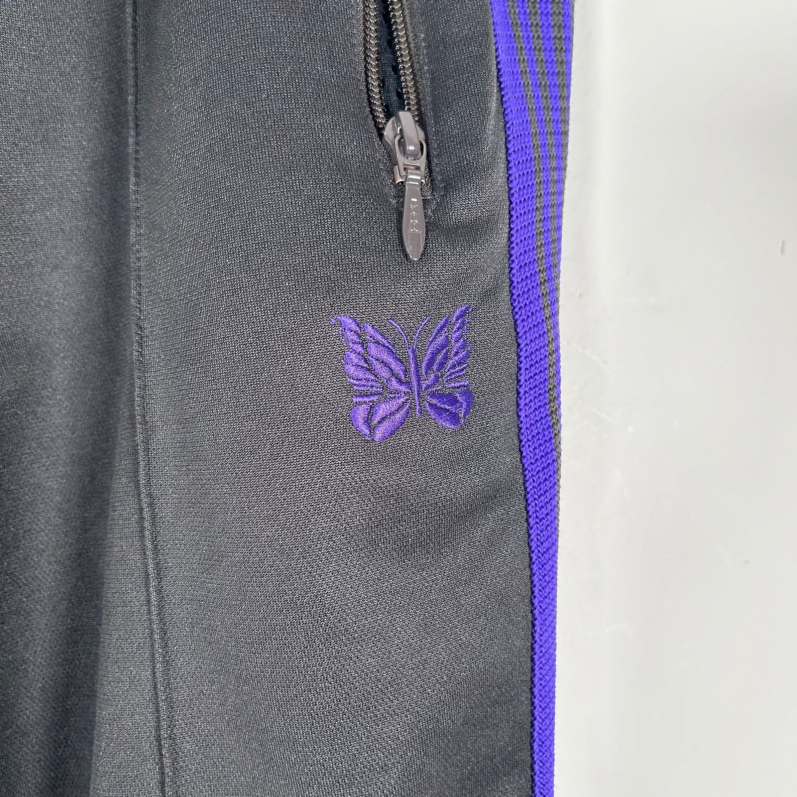 Needles Black/Blue Track Pants Size L