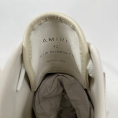 Amiri Grey/White Stars Court High-Top Sneaker Size 42