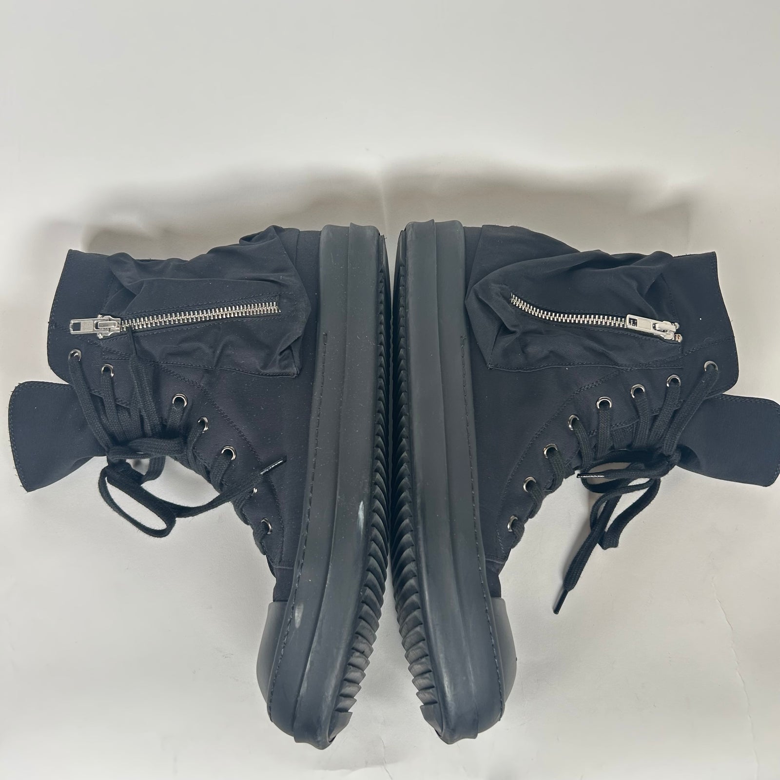 Rick Owens Black Cargo Ramones Size 10