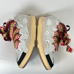 Lanvin White Curb Sneakers Size 41
