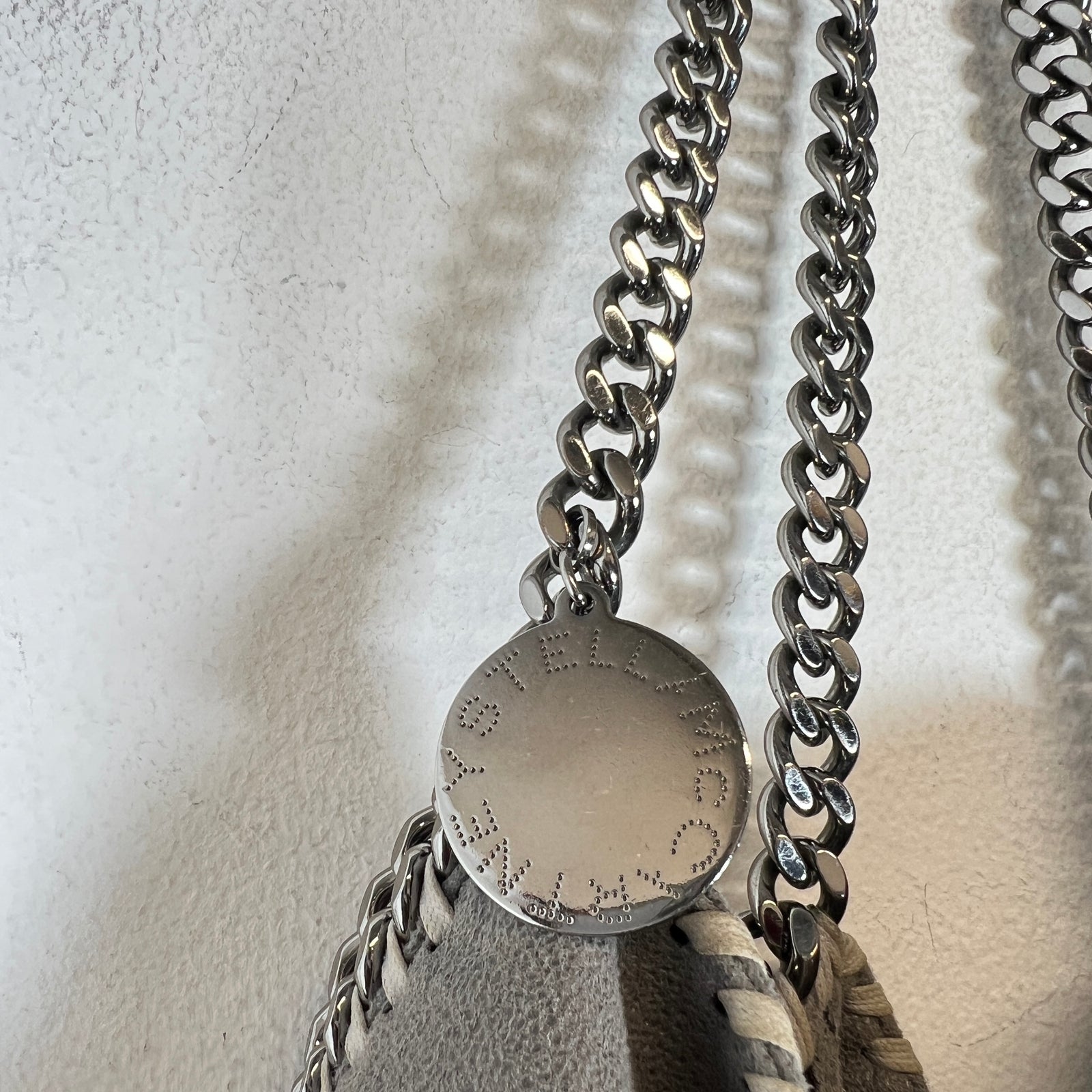 Stella McCartney Grey Falabella Fold Over Tote Bag