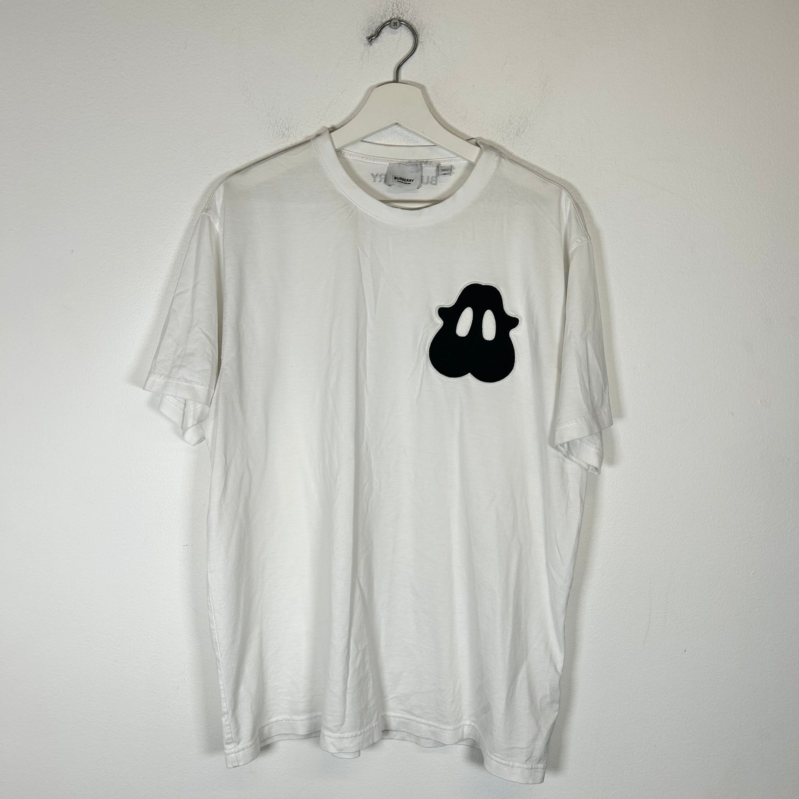 Burberry White Monster Patch T-shirt Size M