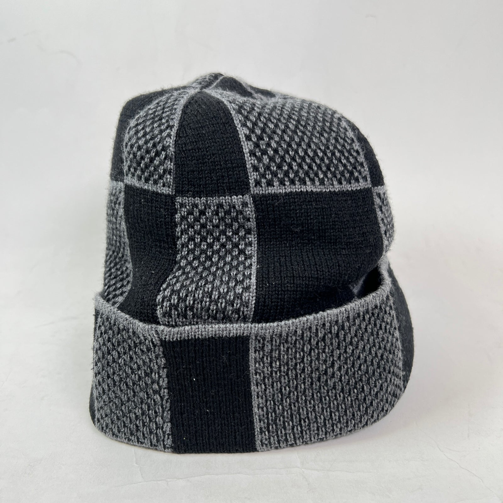 Louis Vuitton Black Damier Herritage Beanie