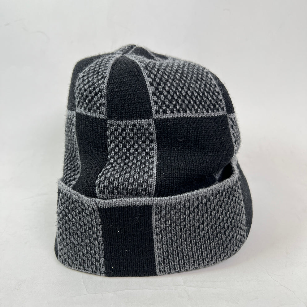 Louis Vuitton Black Damier Herritage Beanie