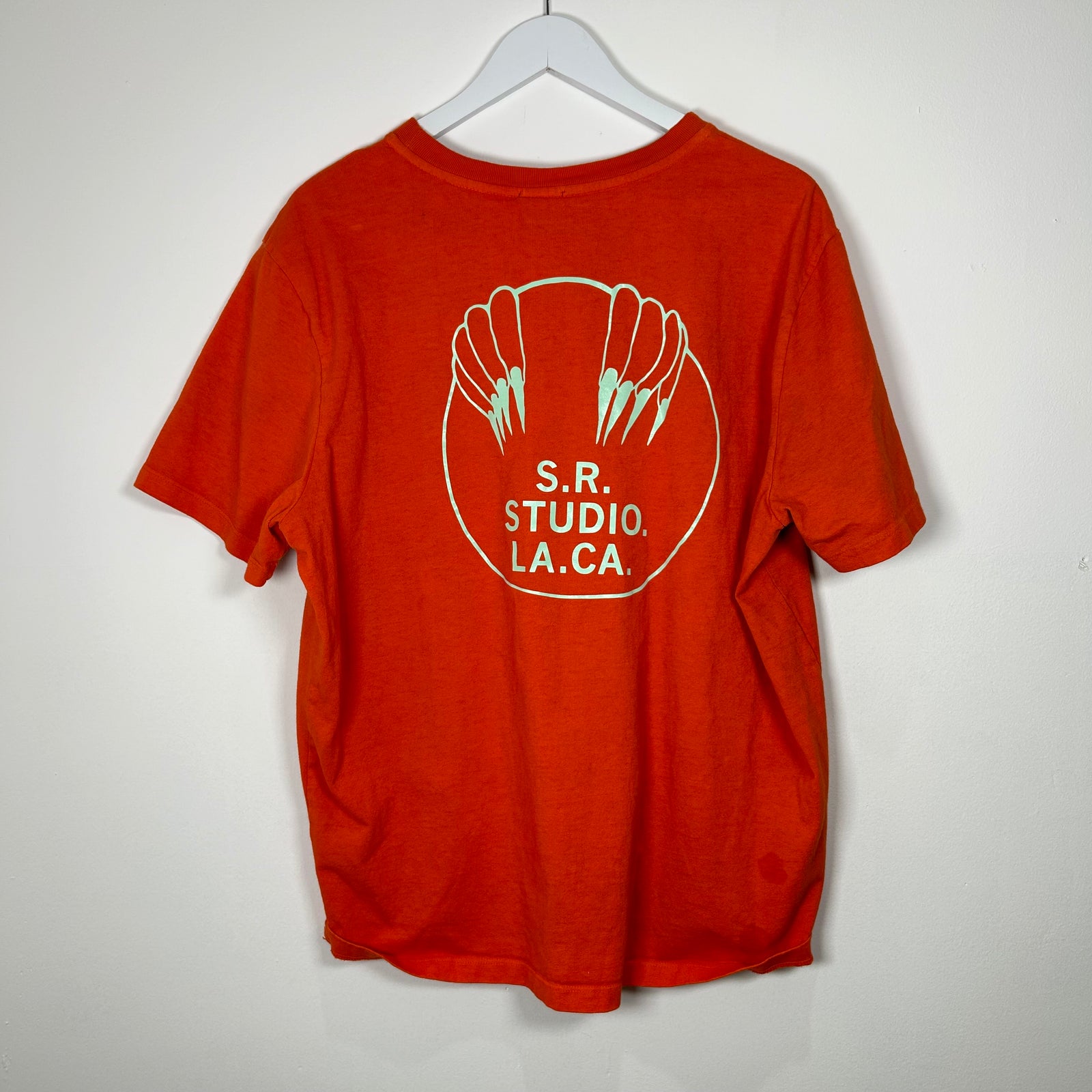 Sterling Ruby Orange Nails T-Shirt Size Small