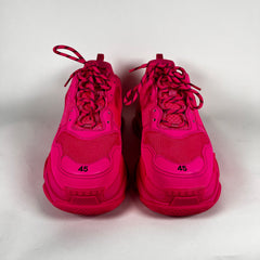 Balenciaga Hot Pink Triple S Sneakers Size 45