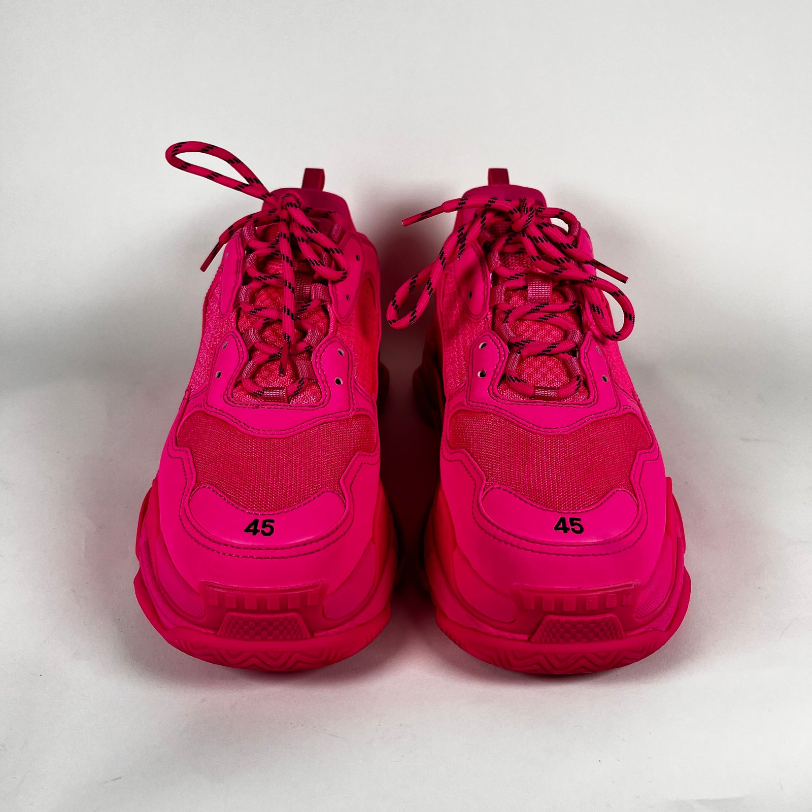Balenciaga Hot Pink Triple S Sneakers Size 45
