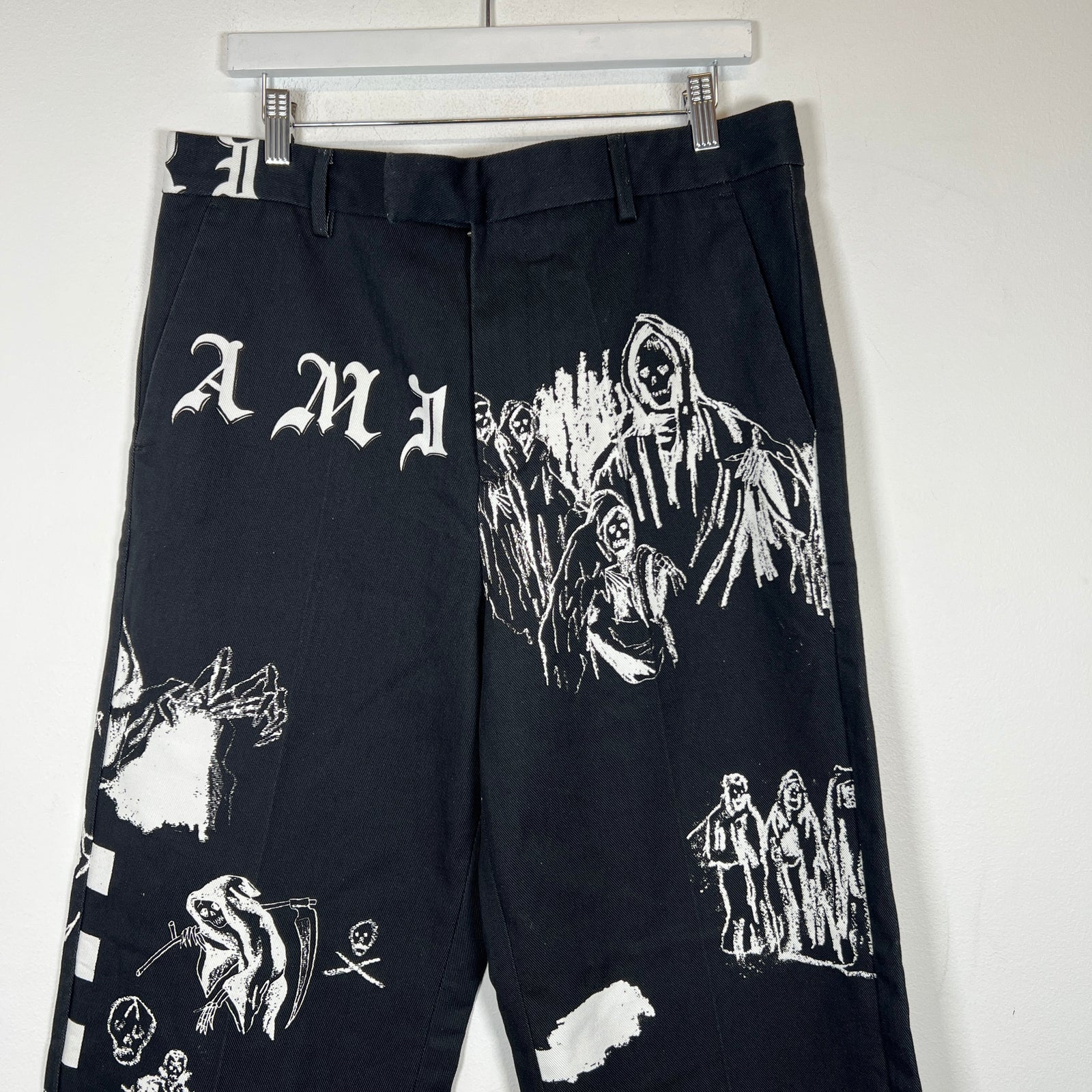 Amiri x Wes Lang Dark Grey Trousers Size 52