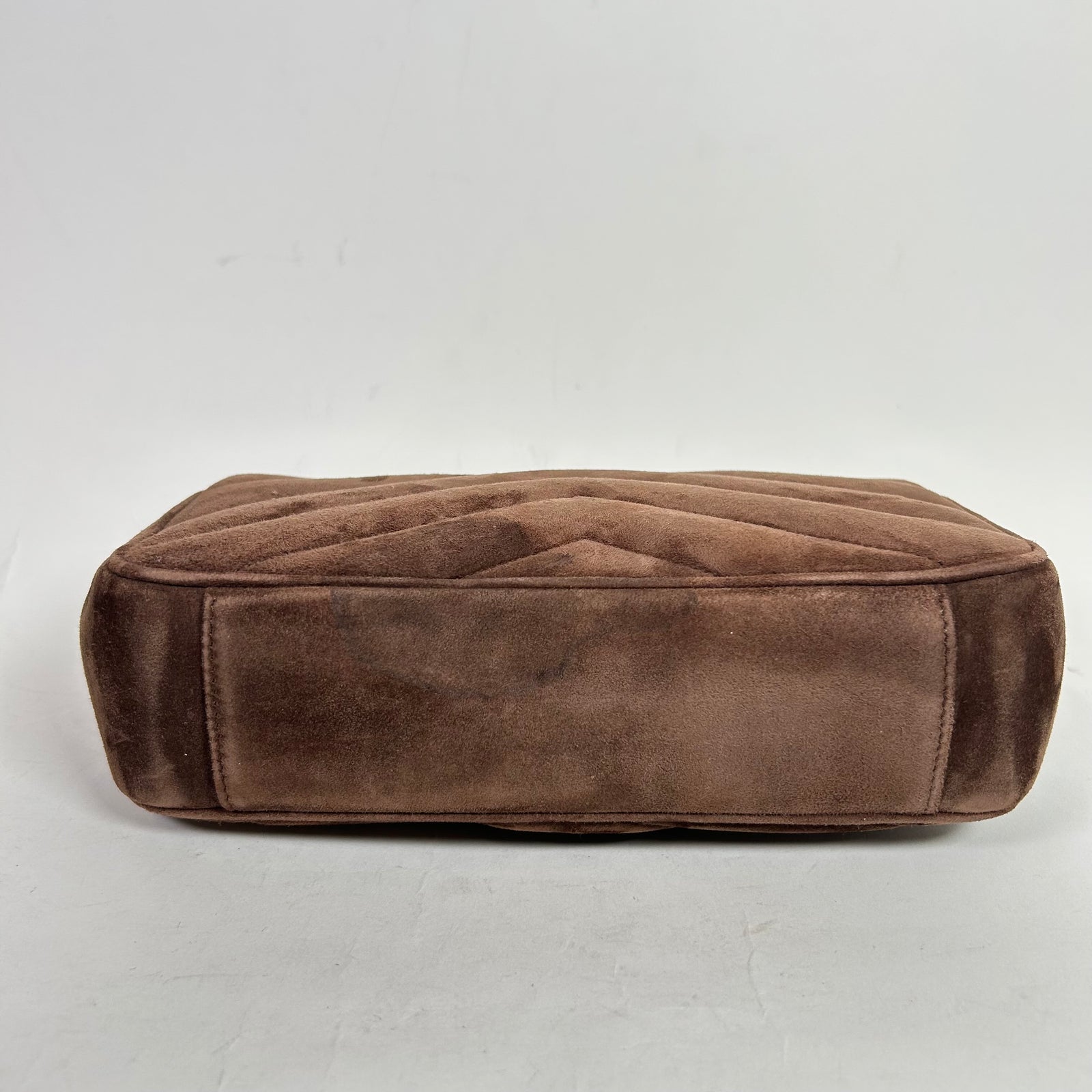 Saint Laurent Small Matelasse LouLou Suede Bag