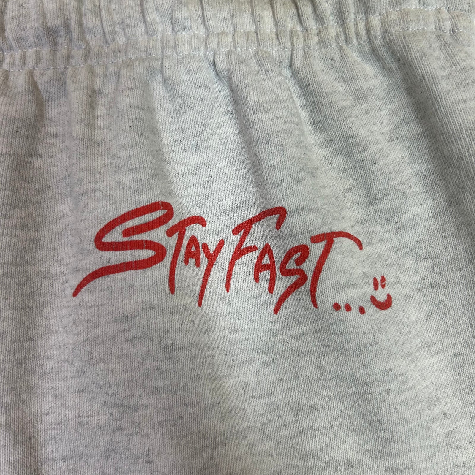 Chrome Hearts Matty Boy Grey 'Stay Fast' Flame Sweatpants Size XL