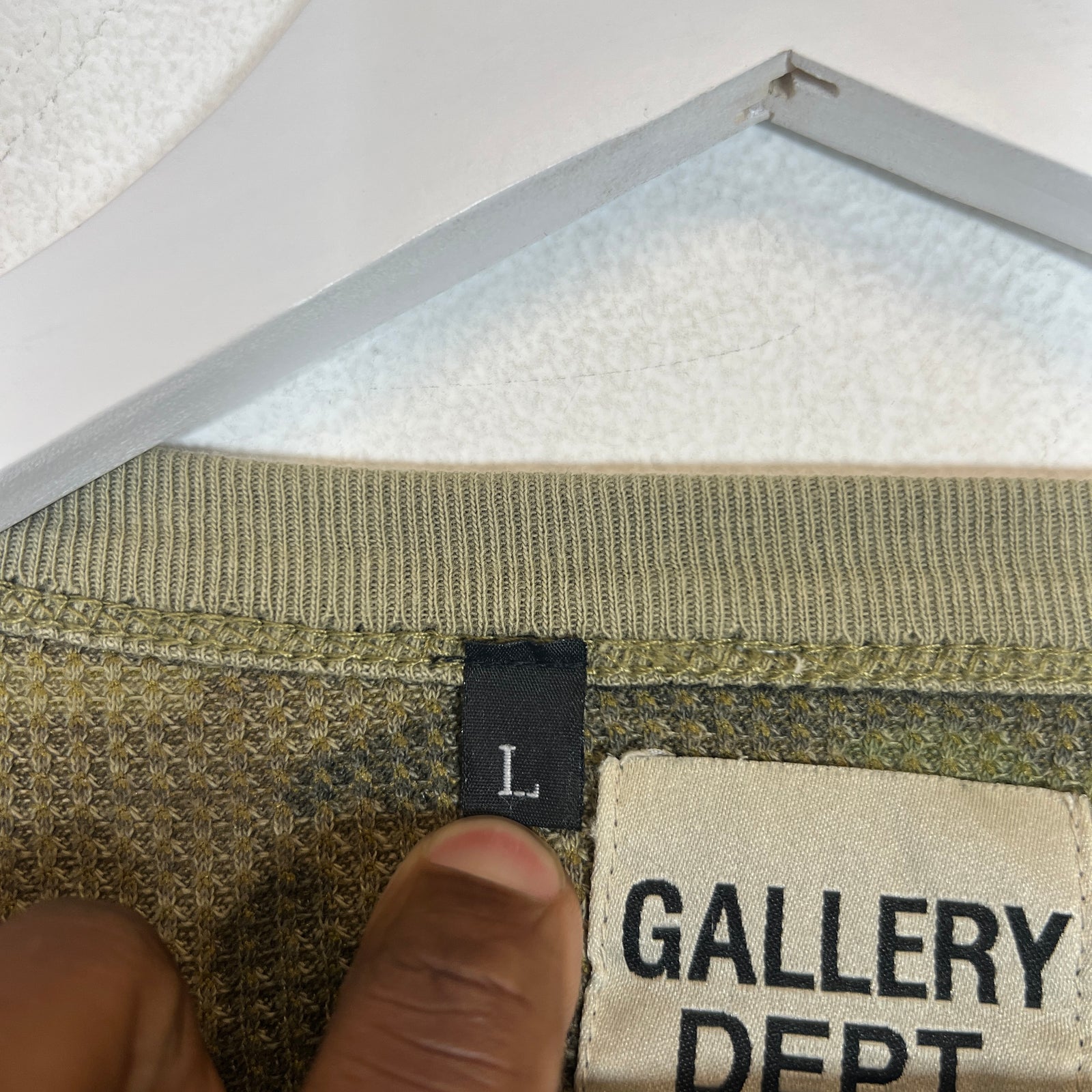 Gallery Dept Camo Thermal Longsleeve Size L