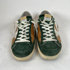 Golden Goose Green/Brown Superstar Sneaker Size 45