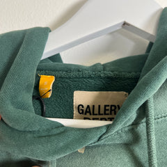 Gallery Dept Green 'Dept' Logo Hoodie Size S