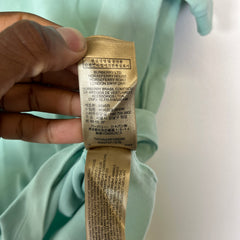 Burberry Mint Blue Hatley Camo Polo Shirt