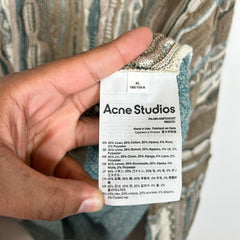 Acne Studios Blue Linen Sweater Size XL