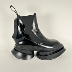 Julius Coated Shell Chelsea Platform Boots Size 12