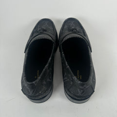 Louis Vuitton Black Monogram Major Loafer Size 9
