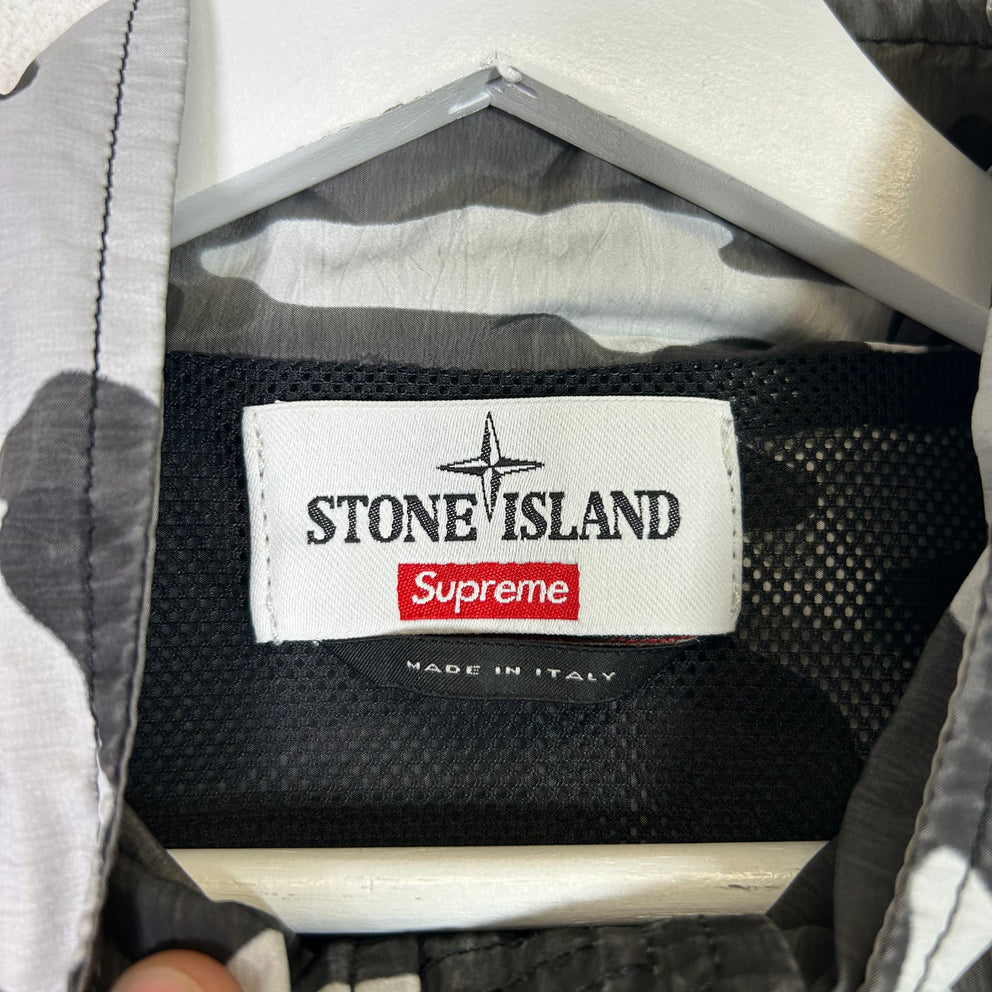 Supreme x Stone Island SS16 Snow Camo Nylon Jacket