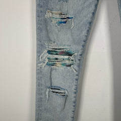 Amiri Tye Dye Patch MX1 Jeans Size 33