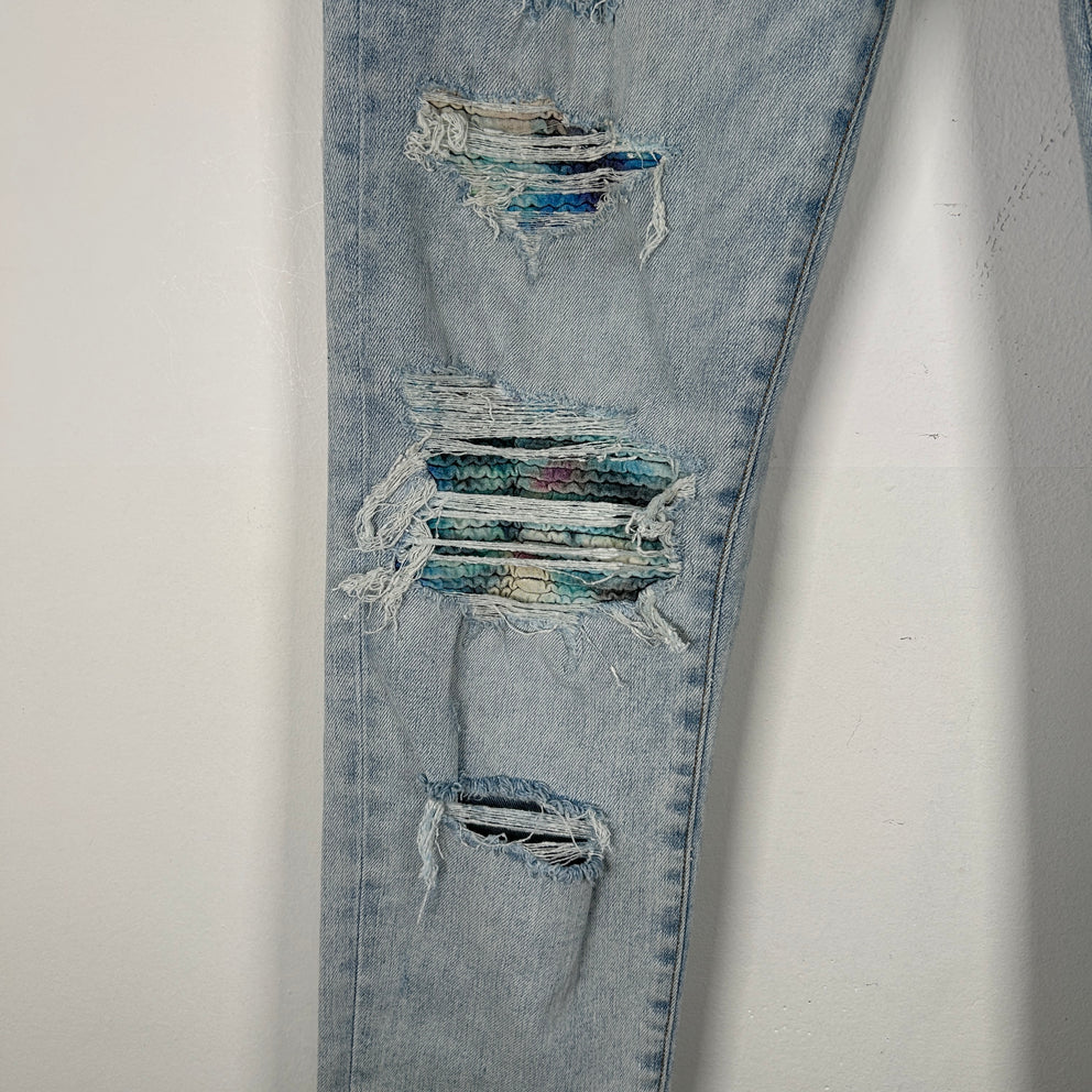 Amiri Tye Dye Patch MX1 Jeans Size 33