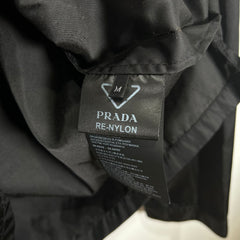 Prada Re-Nylon Logo Button-Up Shirt Size M