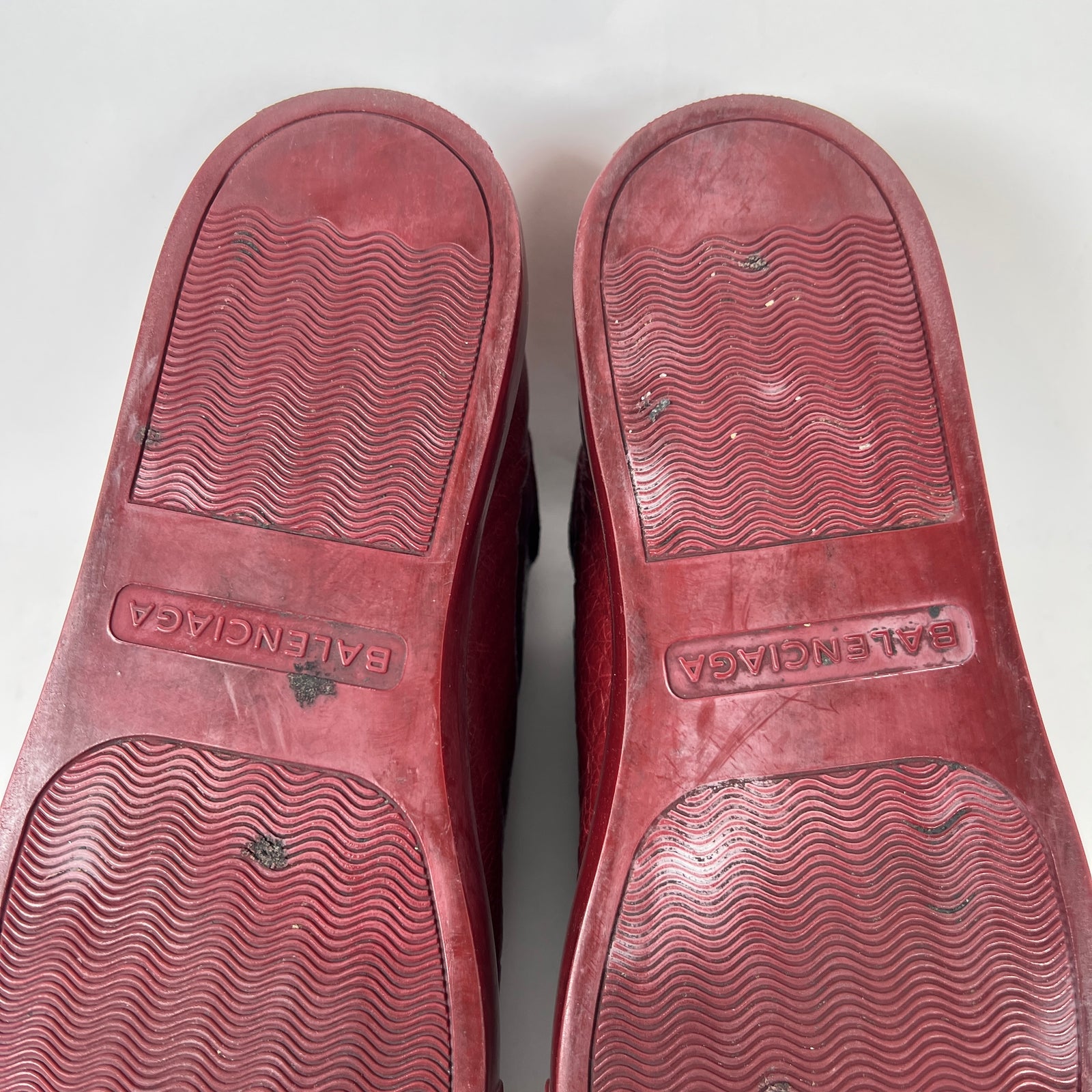 Balenciaga Burgundy Arena Size 40