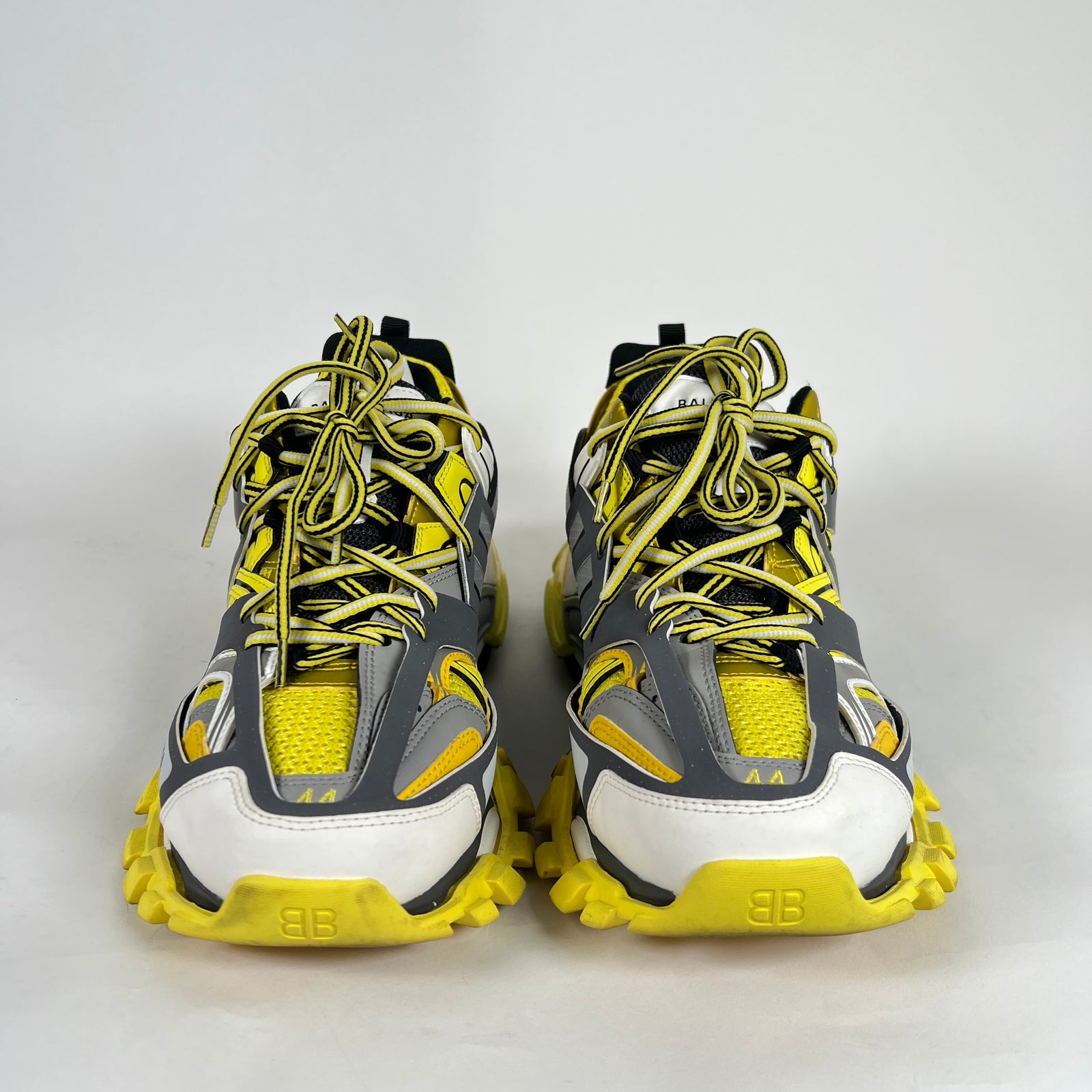 Balenciaga Yellow/Grey Track Sneakers Size 44