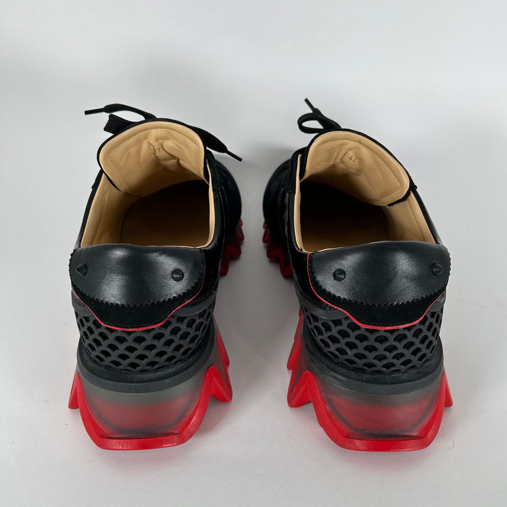 Christian Loubotin Shark Sneakers Size 42