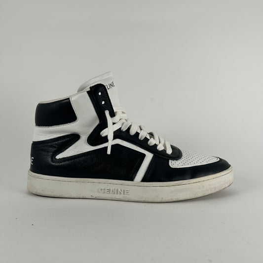 Celine CT-01 Black High Trainers Size 8