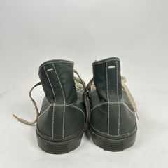 Maison Margiela Olive Tabi High-Top Sneaker Size 43