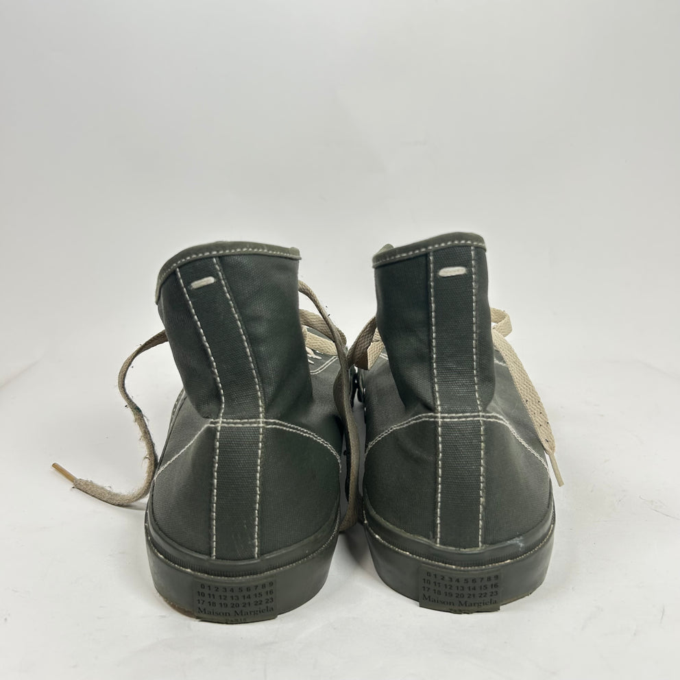 Maison Margiela Olive Tabi High-Top Sneaker Size 43
