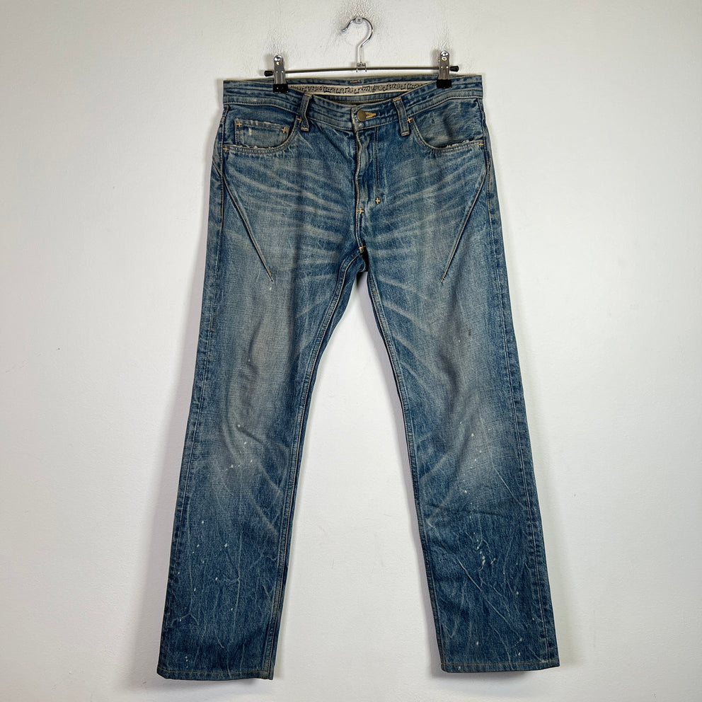 Number (N)ine FW09 Hearts Tears Zippo Jeans