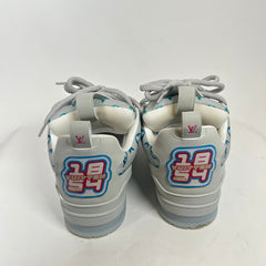 Louis Vuitton Grey Multicolor Skate Sneakers Size LV 10