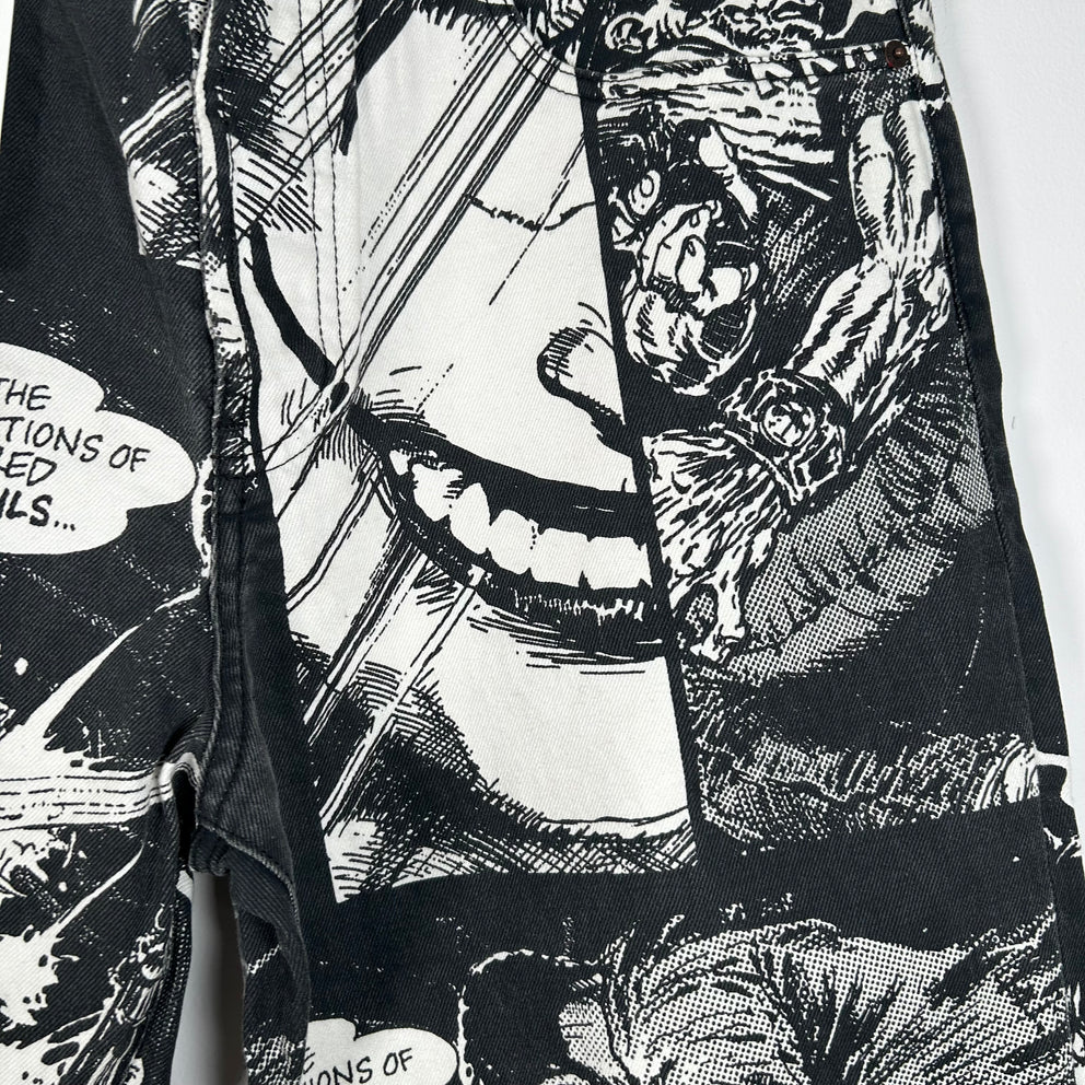 Supreme The Crow Black And White Jeans Size 36