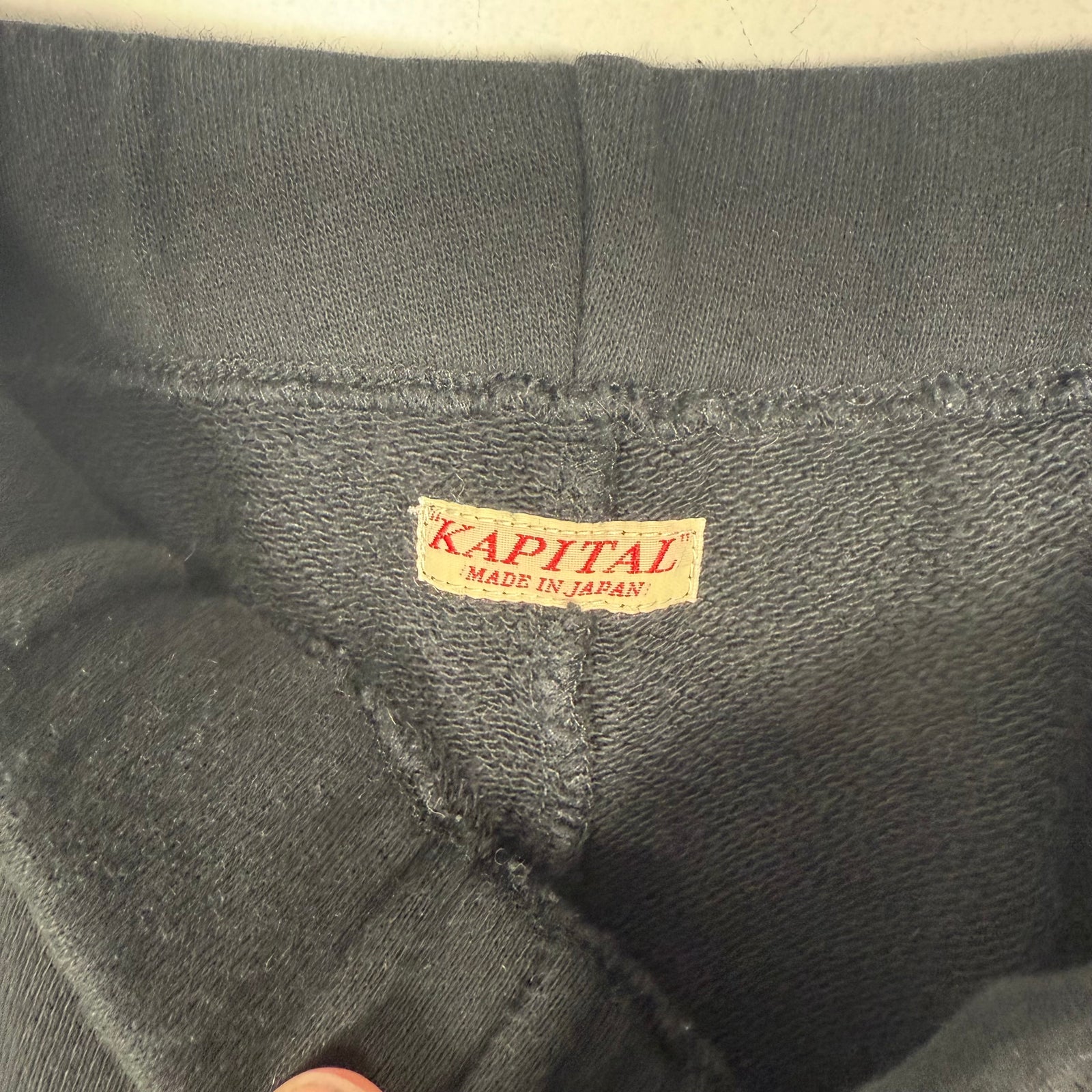 Kapital Black Smiley Face Sweatpants Size 3