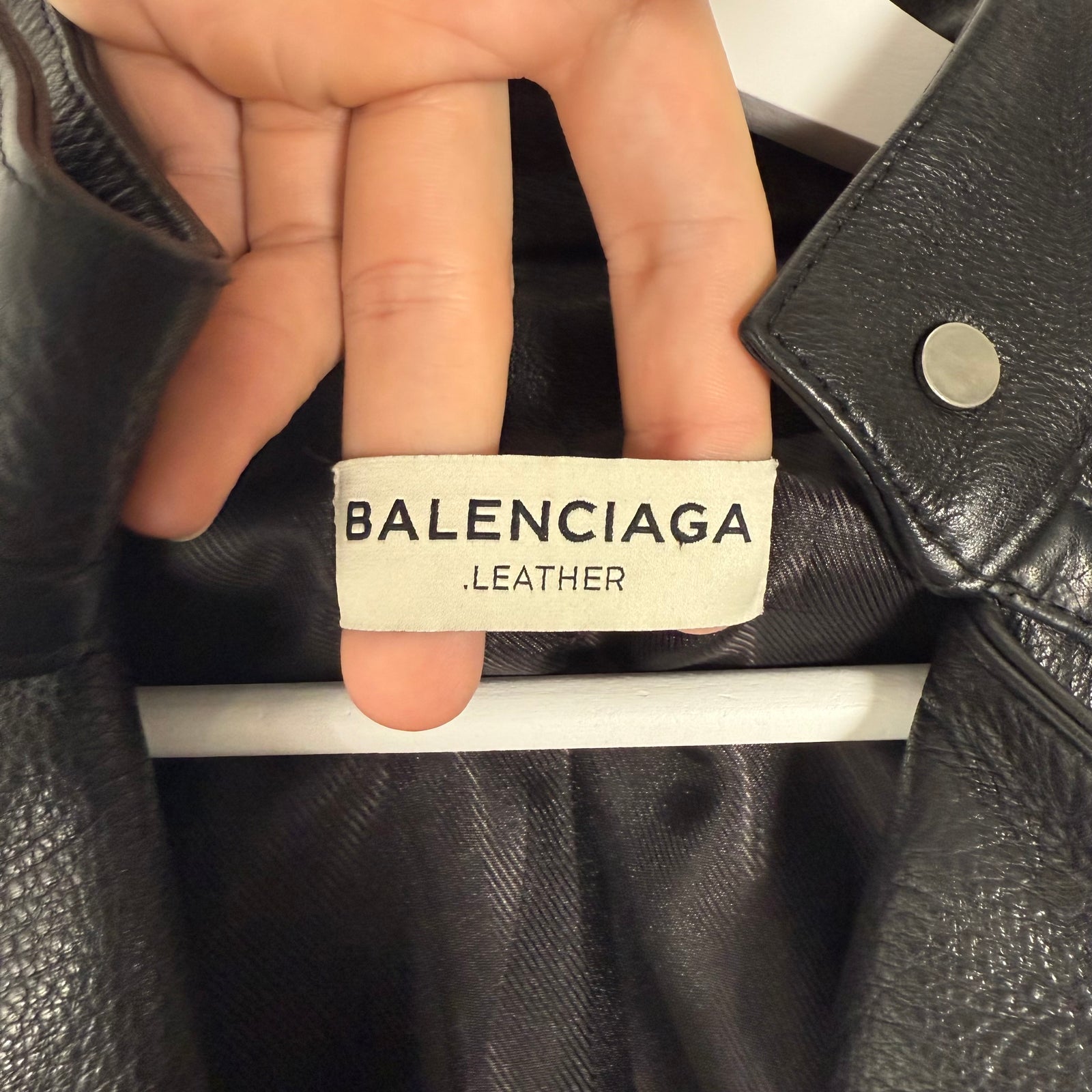 Balenciaga AW13 Cropped Biker Jacket Size S