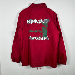 Undercover Red ' Chaotic Discord' Coach Jacket Size Large