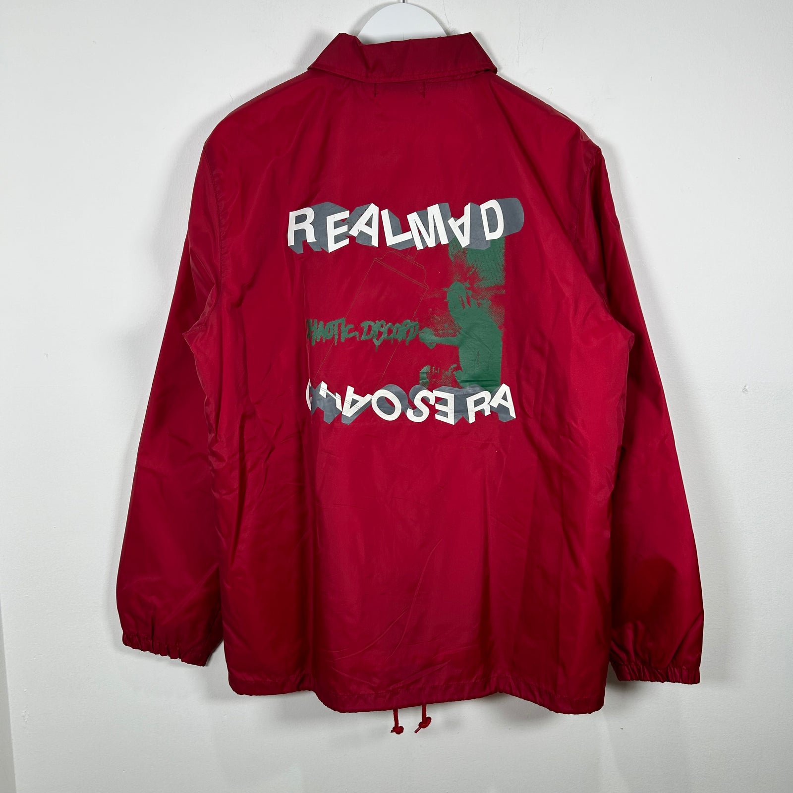 Undercover Red ' Chaotic Discord' Coach Jacket Size Large