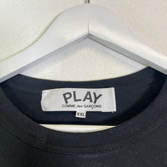 CDG Play Black Heart Logo Longsleeve Size XXL