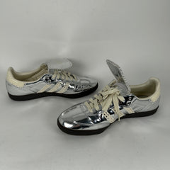 Adidas x Wales Bonner Metallic Silver Samba Sneaker Size 10