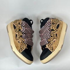 Lanvin x A Ma Maniere Cheetah Curb Sneaker Size 46