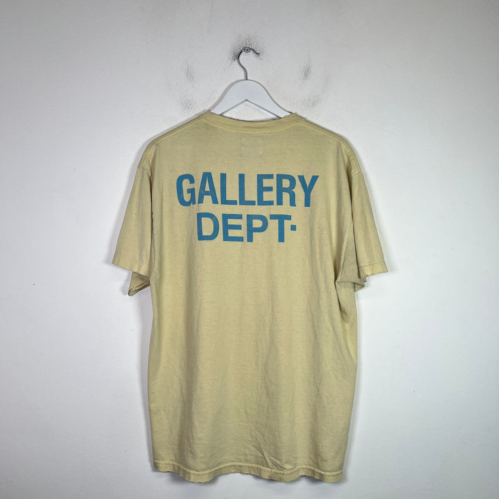 Gallery Dept Yellow Palm Springs T-Shirt Size L