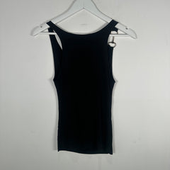 Gucci Black Crystal Horsebit Tank-Top Size XS