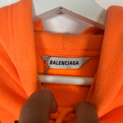 Balenciaga Orange Languages Hoodie Size S