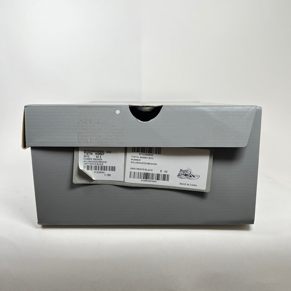 Balenciaga White/Grey Runner Size 42