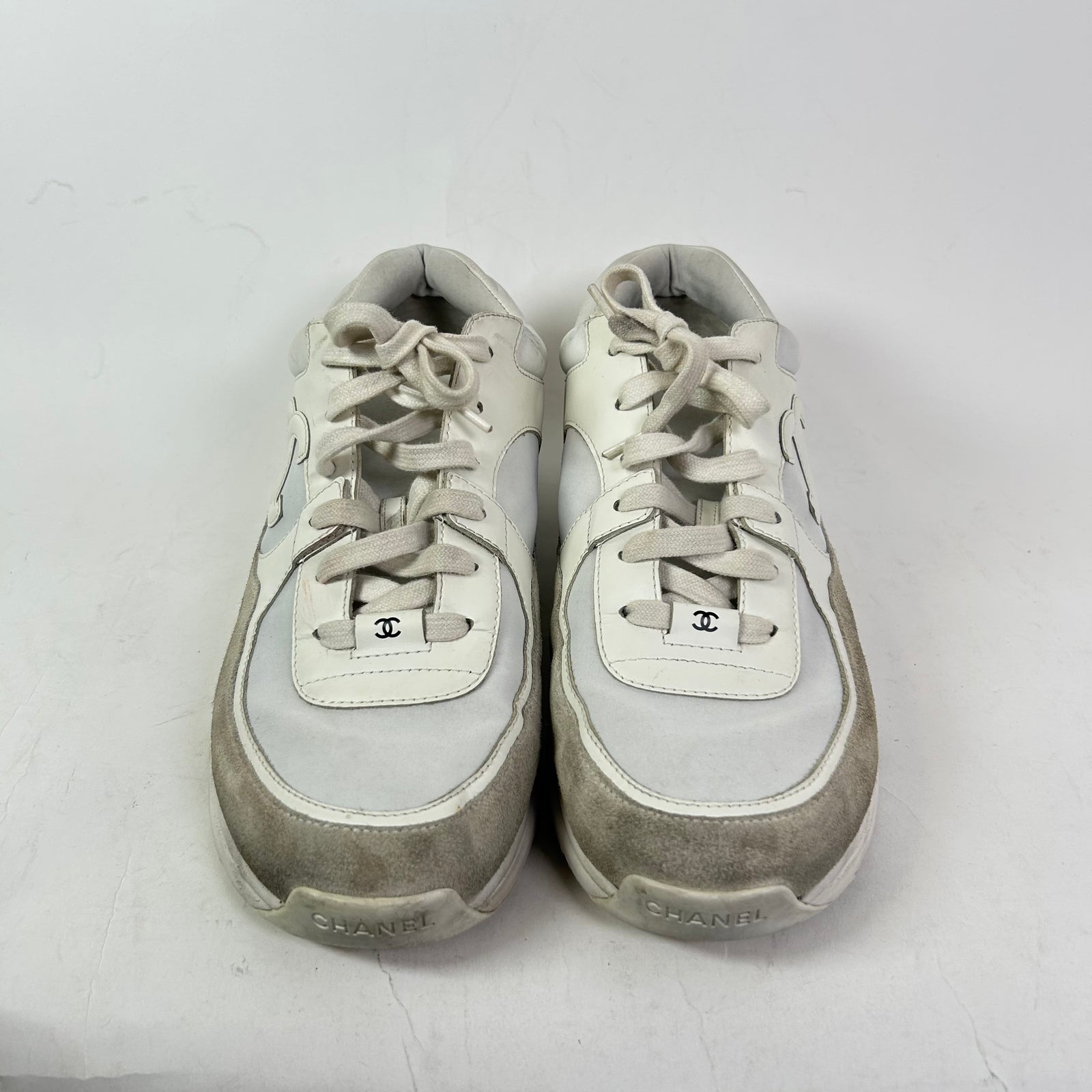 Chanel Suede Interlocking CC Runner